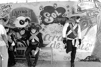 Charros en graffitti